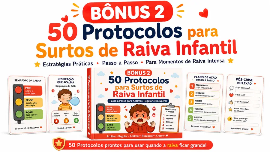 50 Protocolos para Surtos de Raiva Infantil